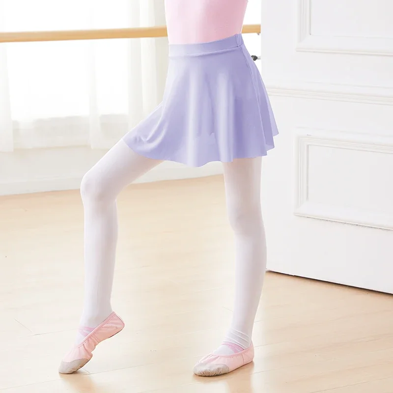 Girls Dance Skirt Ballet Mesh Short Skirts Tutu Stage Dancewear Mini Dance Skirt Dance Practice Skirts