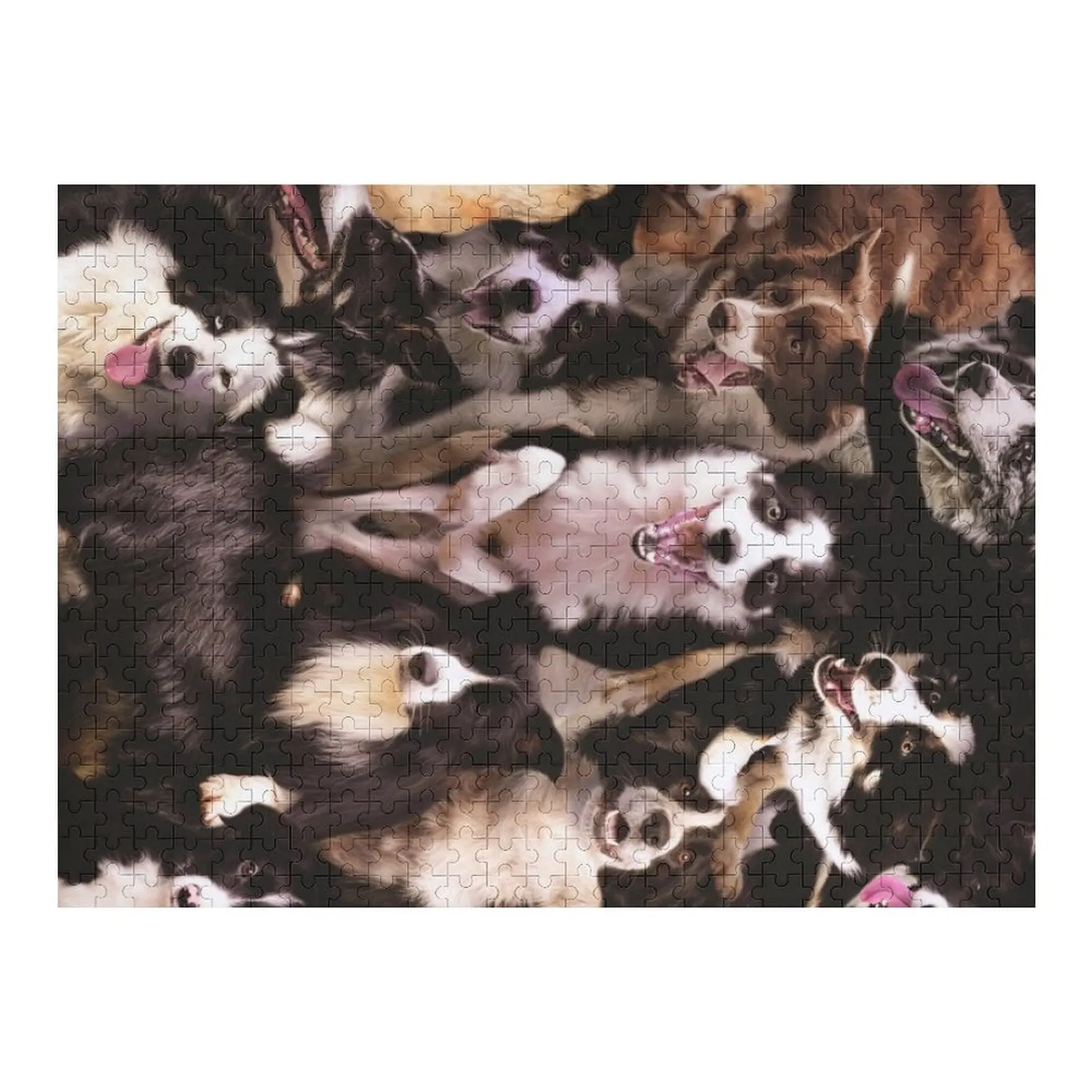 

Пазл Border Collies с индивидуальными фотографиями, персонализированные подарки, пазл