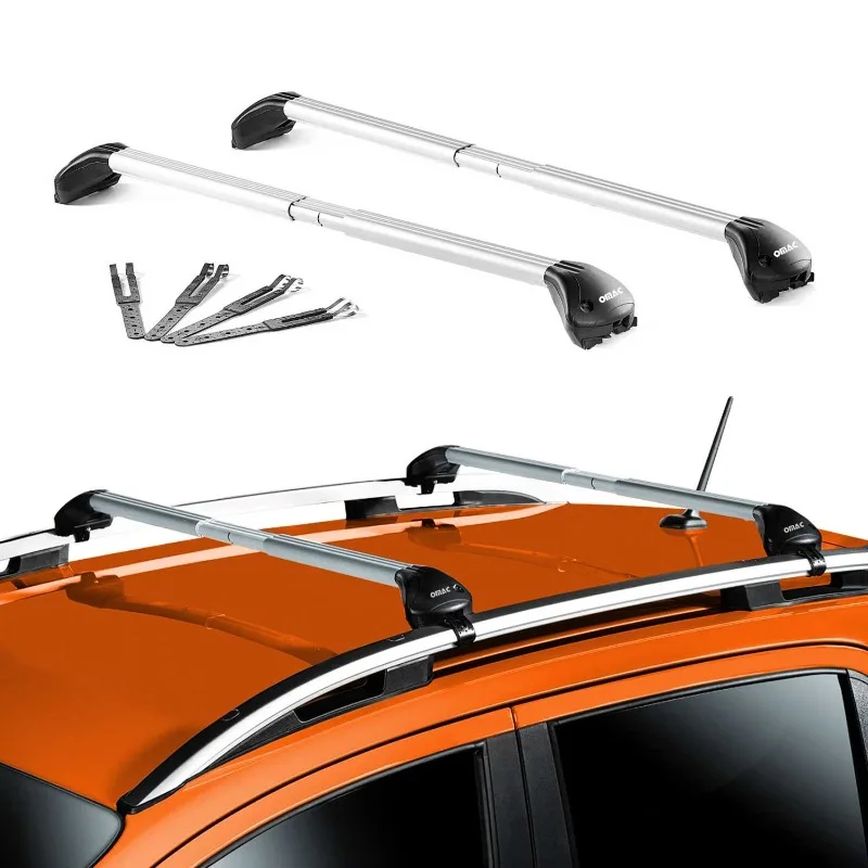 For Toyota 4Runner 2010-2024 Roof Rack Cross Bars Silver 2 Pcs