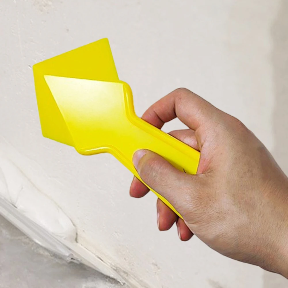 2 قطعة المعجون التشطيب دريوال مجرفة أداة البلاستيك داخل الزاوية مجرفة للأرضية جدار سيراميك الجص أدوات البناء