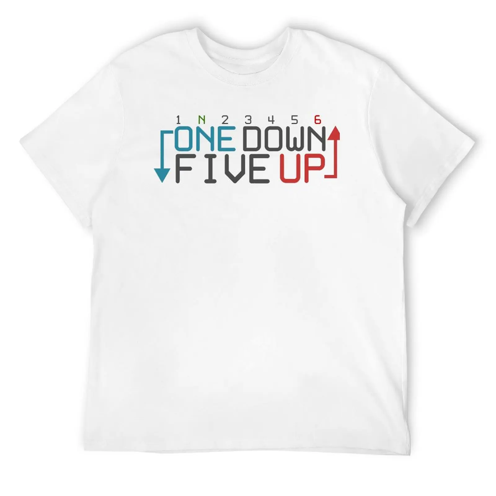 Round Neck One Down Five Up 1N23456 Essential for T-shirt  Movement Top Tee Top Quality Funny Novelty Travel USA Size