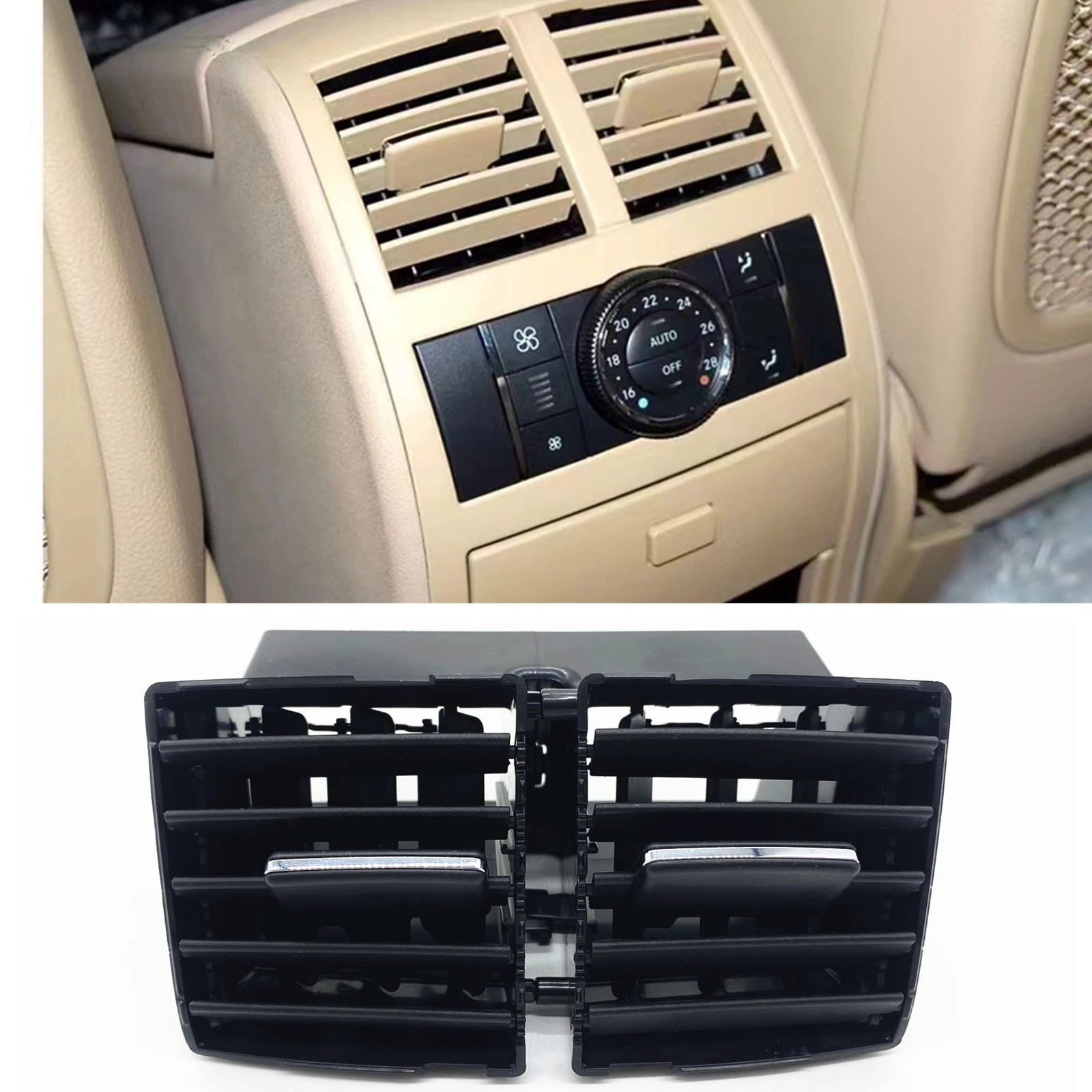 

Car Rear Center A/C Air Vent Outlet Flow Grille For Mercedes-Benz W164 X164 GL ML Class 2006-2011