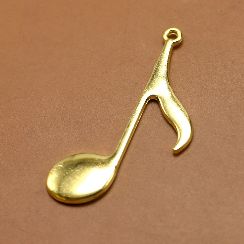 

20Pcs Musical Note Pendant Alloy Charms Necklace Bracelet DIY Jewelry Making Accessories Eye-Catching Design Alloy Pendant Charm