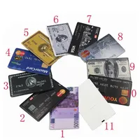 USB Flash Drive High Speed Bank Credit Card Pen Drive 4GB 8GB 16GB Pendrive 32GB 64GB Memory Usb Stick Flash Drive 128GB