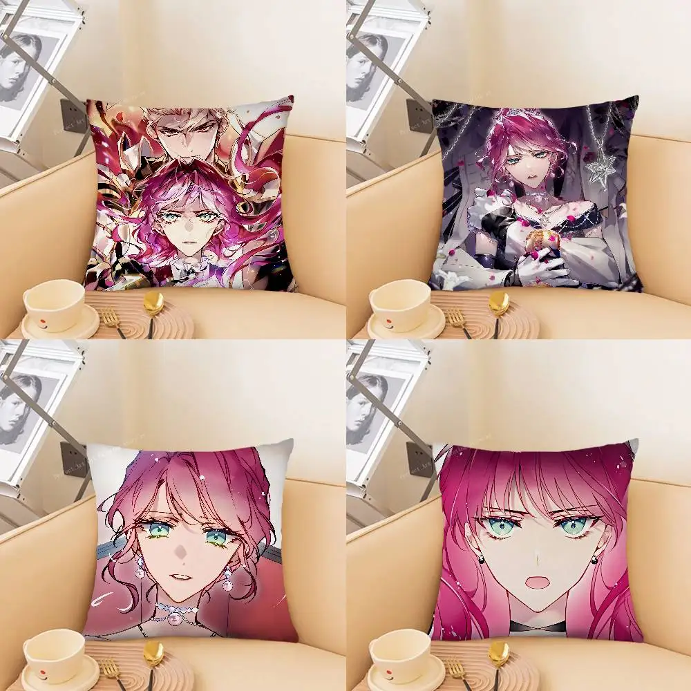 1pc Villains Are Destined To Die Pillow Case Fashion Square Pillowcase Bedroom Sofa Room Ins Decoration Leisure