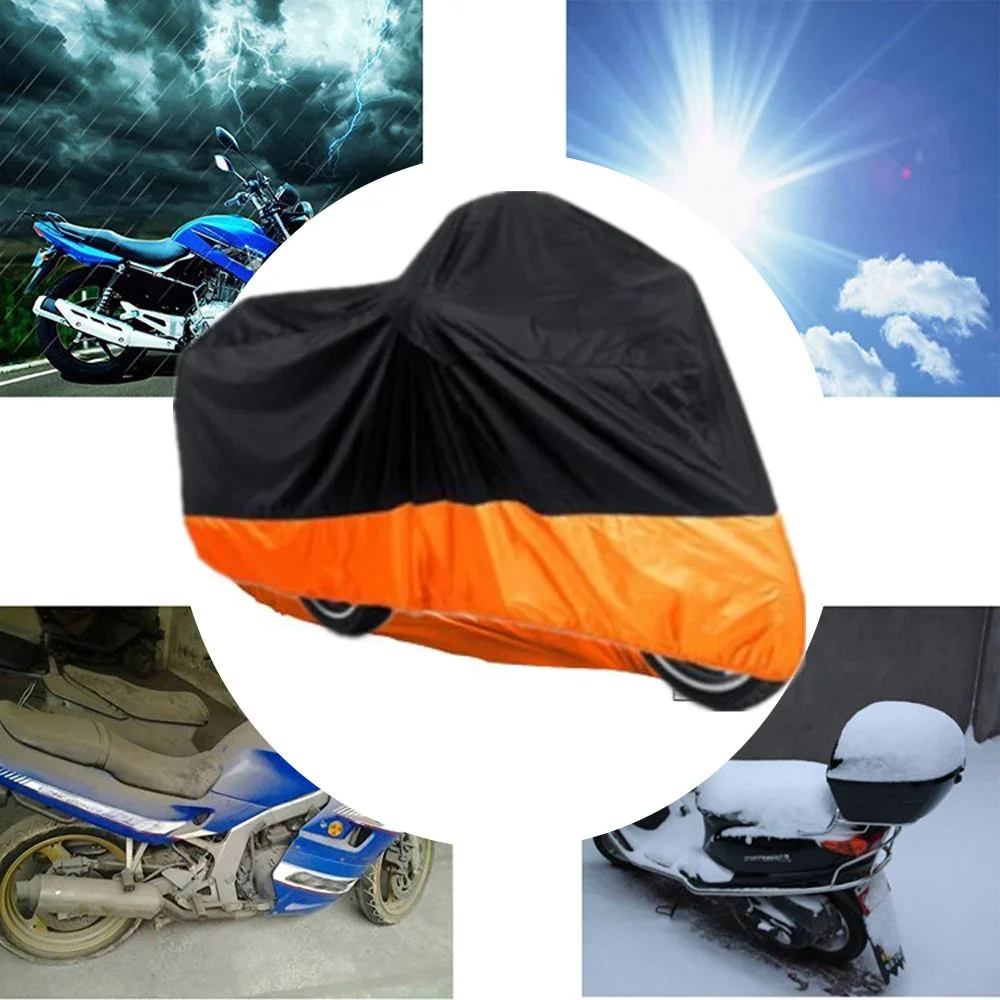 Waterproof Motorcycle Cover For Harley Street Glide Electra Glide Ultra Classic FLHTCU Road King Touring Honda GL