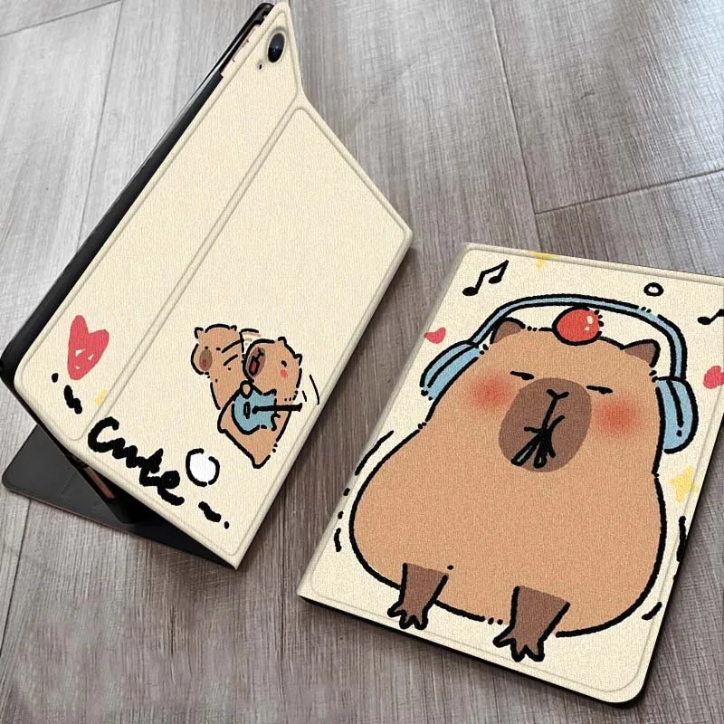 Милая мультяшная капибара для Samsung Galaxy Tab A A A7 A8 A9 A11 S6 S11 10,1 10,4 10,5 дюймов Lite Plus чехол для планшета