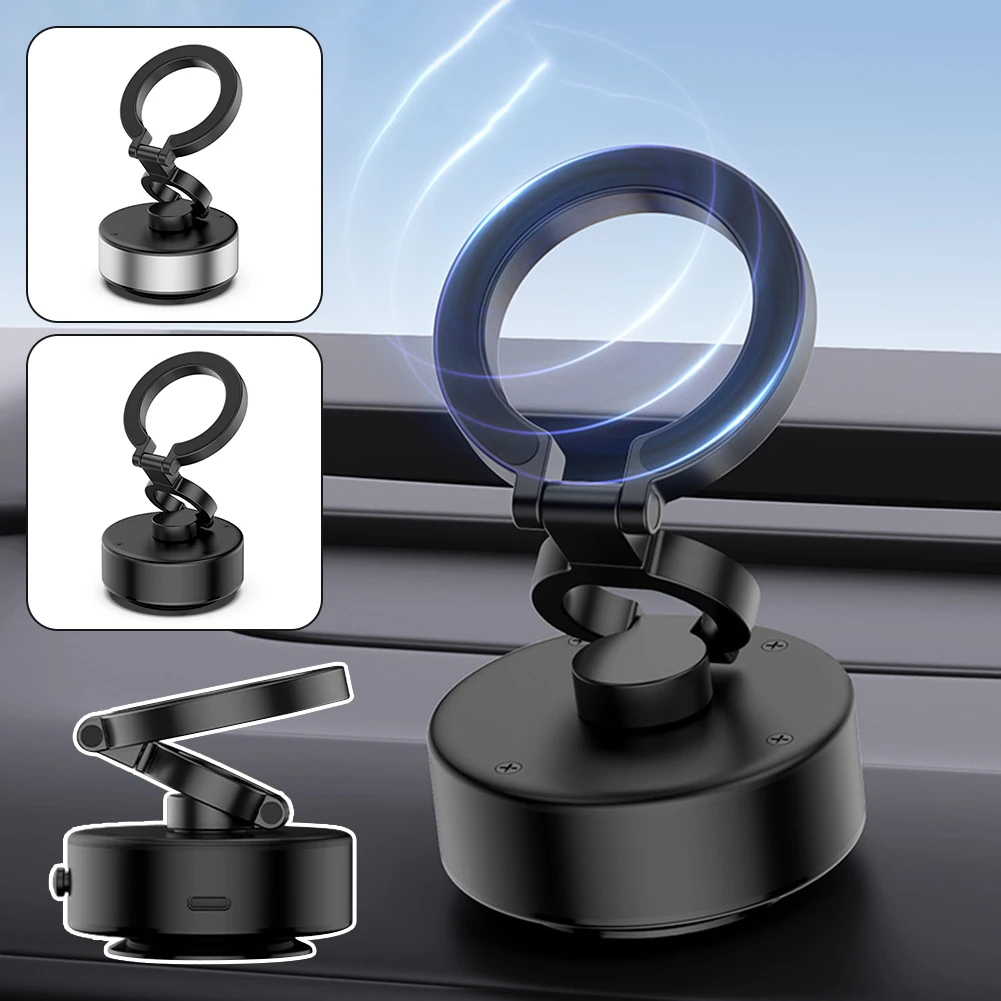 Vacuum Suction Cup Mobile Phone Holder 360° Rotating Suction Cup Phone Stand Car Accessories