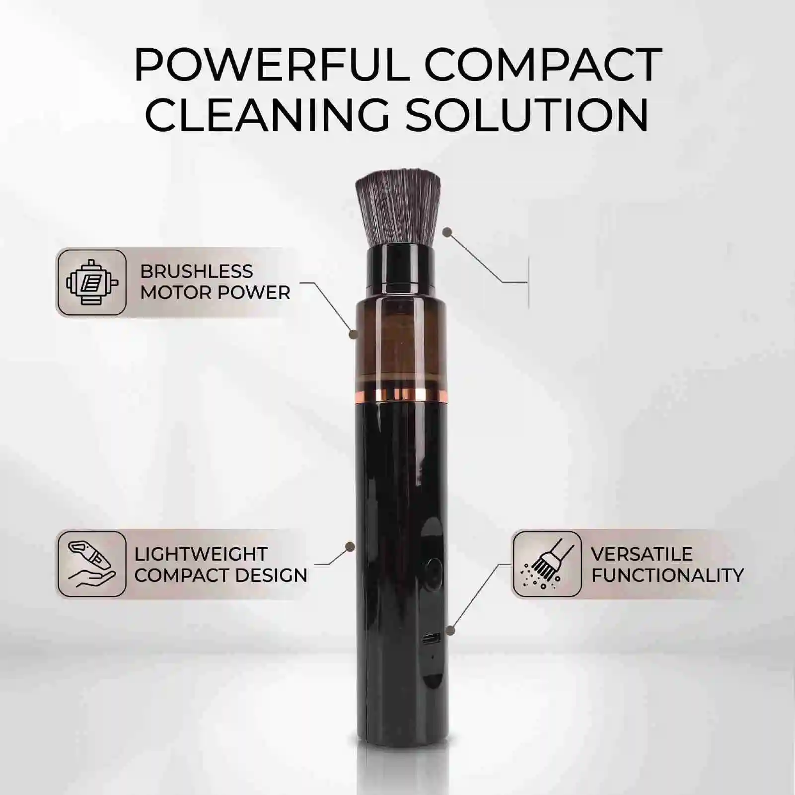 Handheld Vacuum Cleaner Brushless Motor 13000pa 20ML Dust Cup Versatile Car Vacuum Cleaner