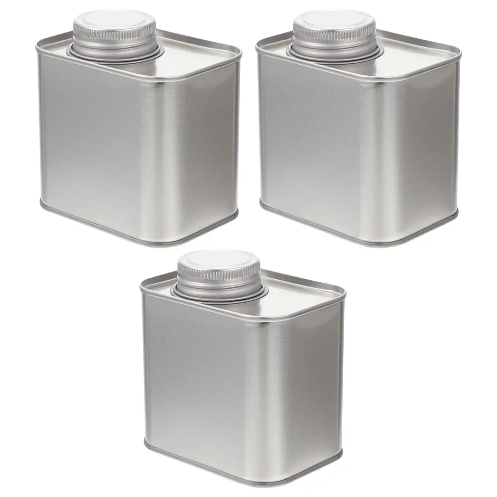 

3 Pcs Coffee Bean Powder Tin Can Jar Airtight Container Canisters Vacuum Food Storage Tins Tea Jars with Cover