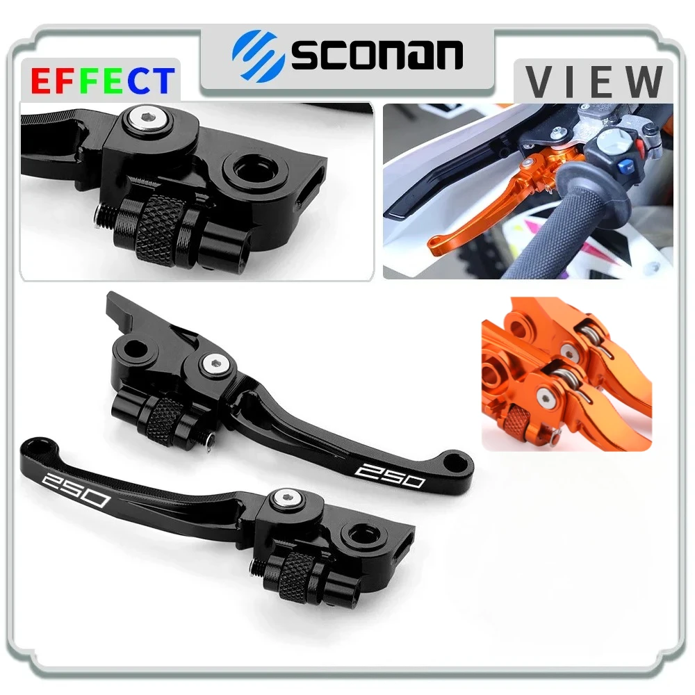 

For 250SX SX-F 250EXC/TPI 250 EXC-F 250XC/TPI XC-F XC-W/TPI XCF-W Motorcycle Accessories Brake And Clutch Levers CNC Aluminum