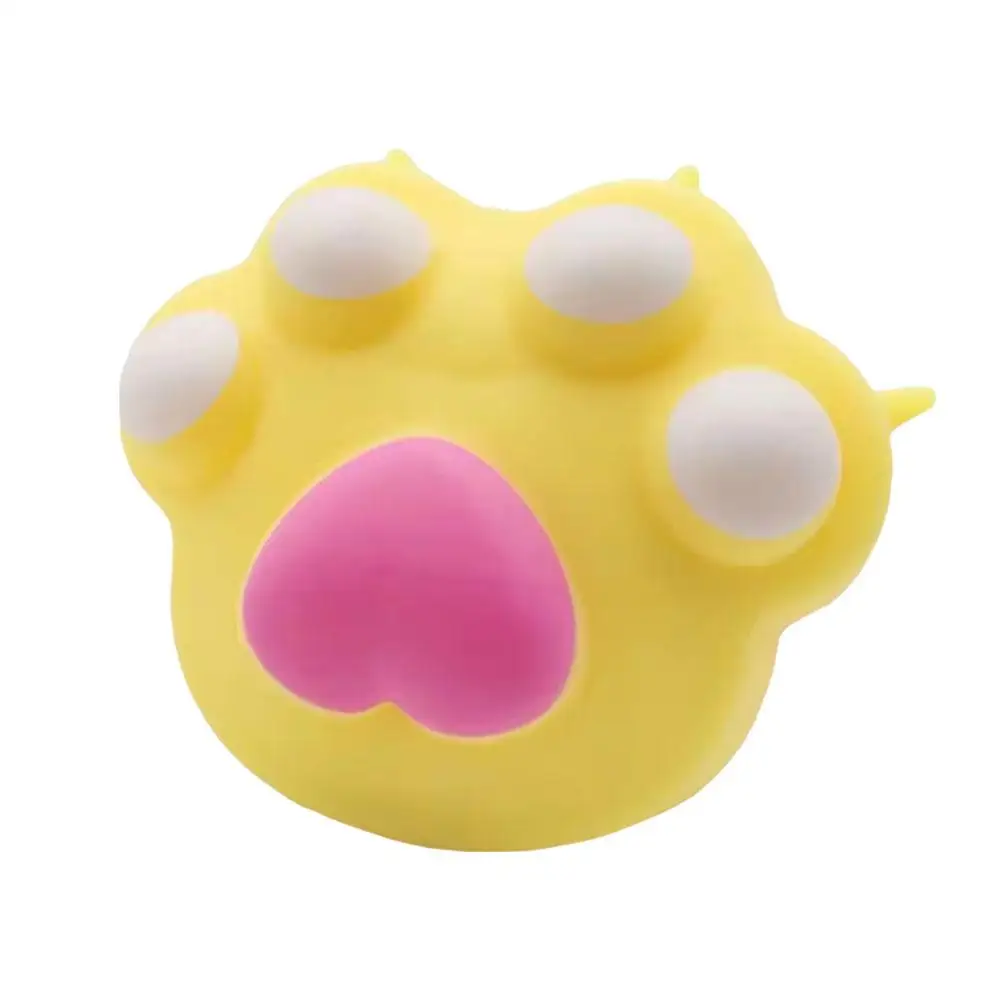 Nowa zabawka Squeeze Fidget Foot Kawaii dekompresyjna zabawka zabawki zwierzątka TPR B6D1