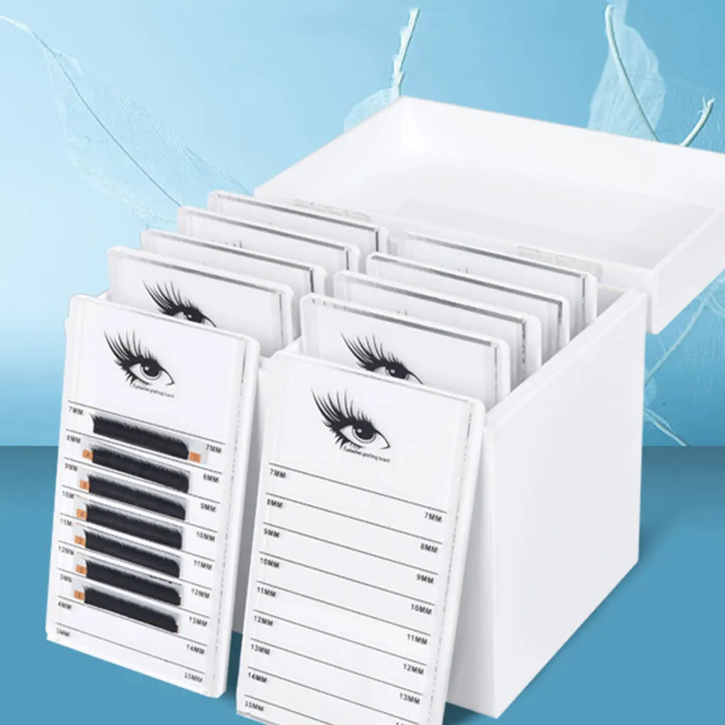 10 Layers Eyelash Storage Box Makeup Organizer Eyelash Glue Pallet Lashes Holder Grafting Eyelash Extension Tool