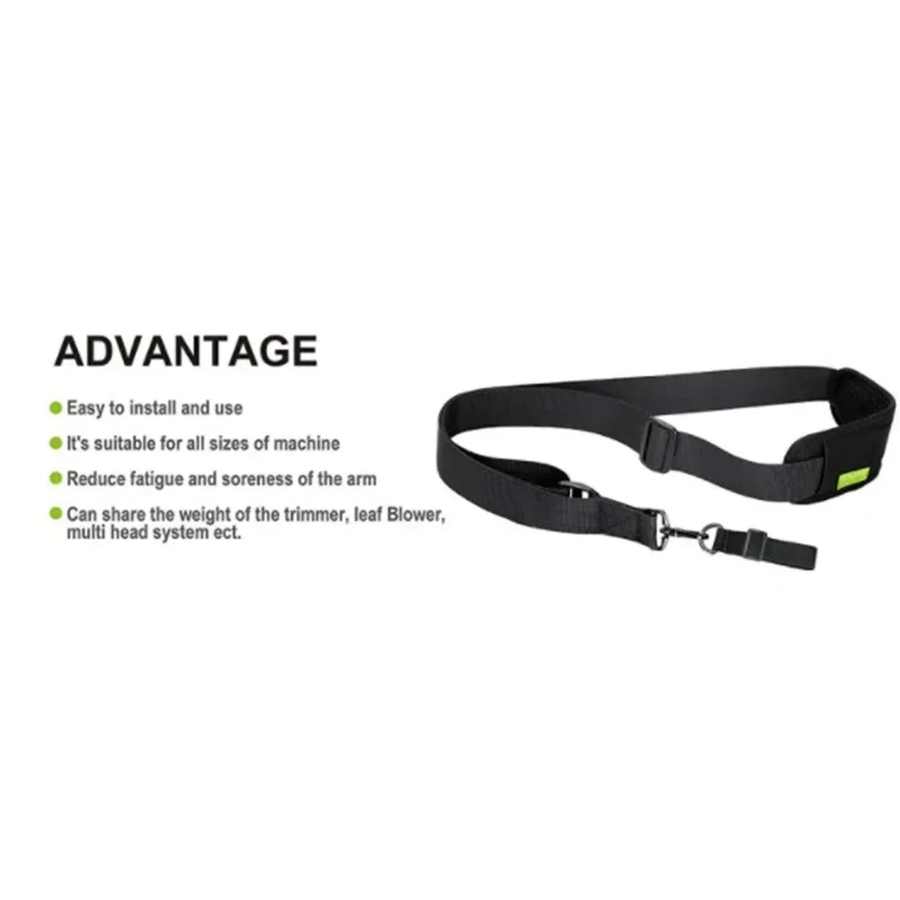 Single Shoulder Padded Harness Strap Trimmer Strap For EGO Weedeater Leaf Blower String Trimmer Leaf Blower Replacement