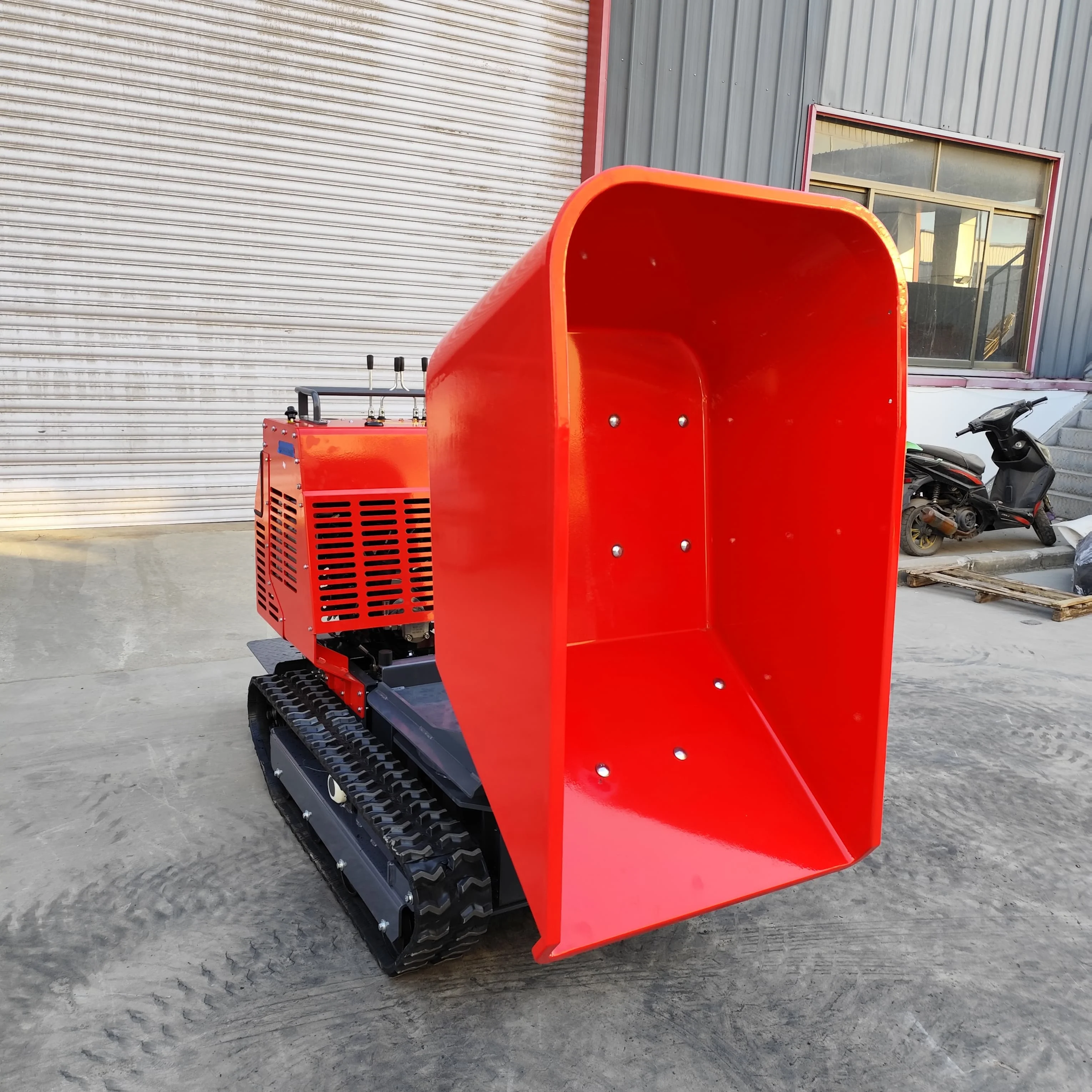 

China Mini Crawler Loader New Track From Factory Mini Small Dumper Mini Skid Steer Loader