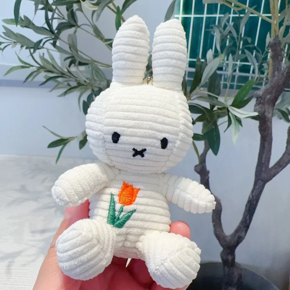 

Miffy Rabbit Doll Cute Cartoon Bag Pendant Kawaii Portable Girls Gift Student Girlish Daily Accessory Backpack Fashion Ornament