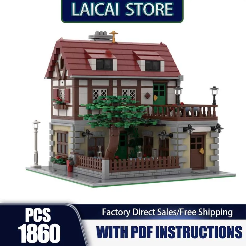 

Модель городской улицы City Street View: Конструктор-набор «Пивной сад» из технологических блоков. Подарки, строительные игрушки, модульный технологический набор.