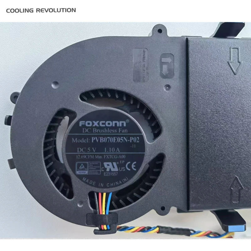 New Original  Cooling  Fan For Dell FXTCG OptiPlex 3090 7080 7090 Micro Plus 7010 D14U D14U001 D15U D15U001 PVB070E05N-P02