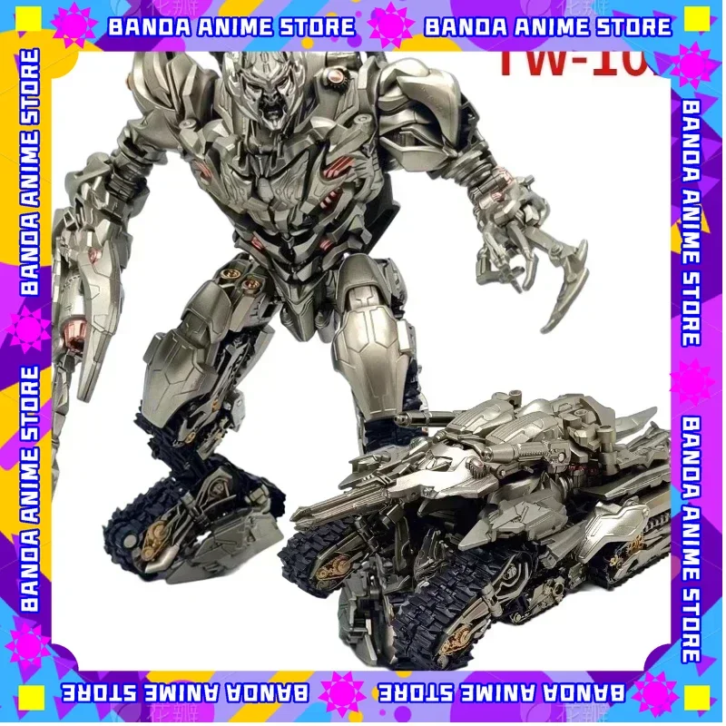 Baiwei Modello Trasformazione TW-1029 Megatank Action Figure KO SS13 Deformazione Auto Robot Lega Anime Action Figure