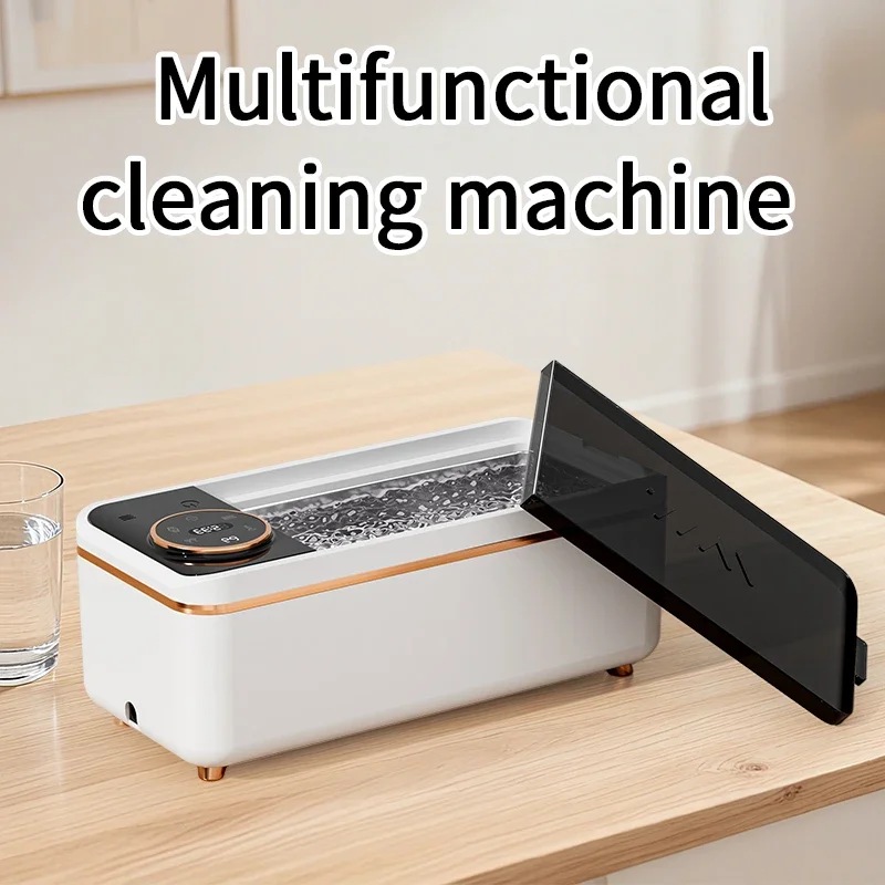 آلة التنظيف بالموجات فوق الصوتية 55 كيلو هرتز بتقنية Soundwave للنظارات وأطقم الأسنان والمجوهرات وفرش المكياج - أجهزة التنظيف العميق