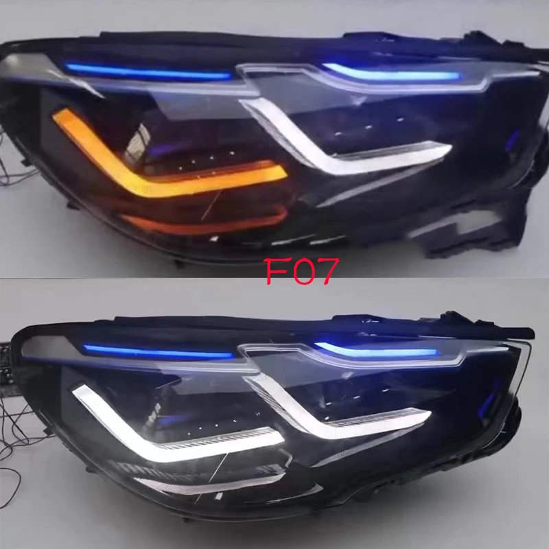 Suitable for 2010-2017 BMW F07 LED lens headlight BMW F07 LED headlight LED DRL Daytime RunningLight Turn Signa Car accessories