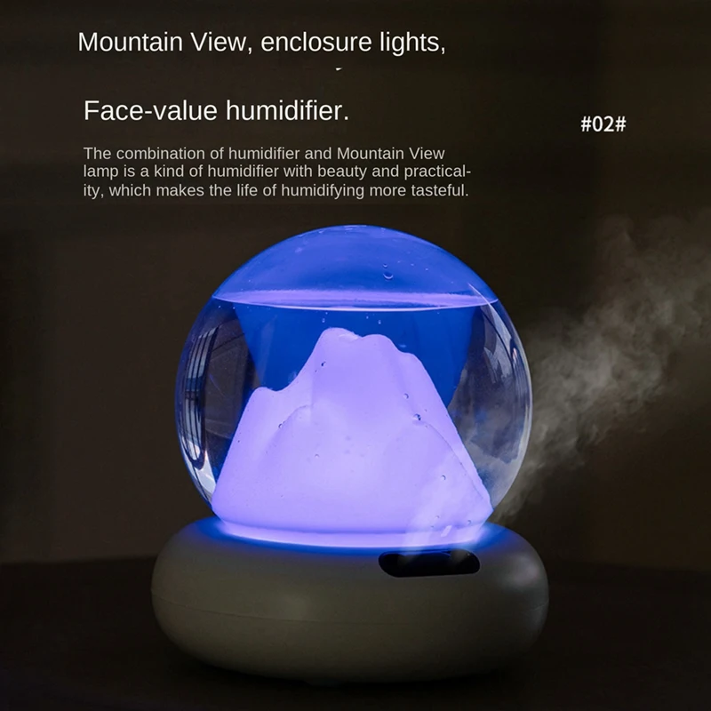 Diffusore di oli essenziali per aromaterapia ad alto Volume da 2 litri con luce d'atmosfera per la casa della camera da letto