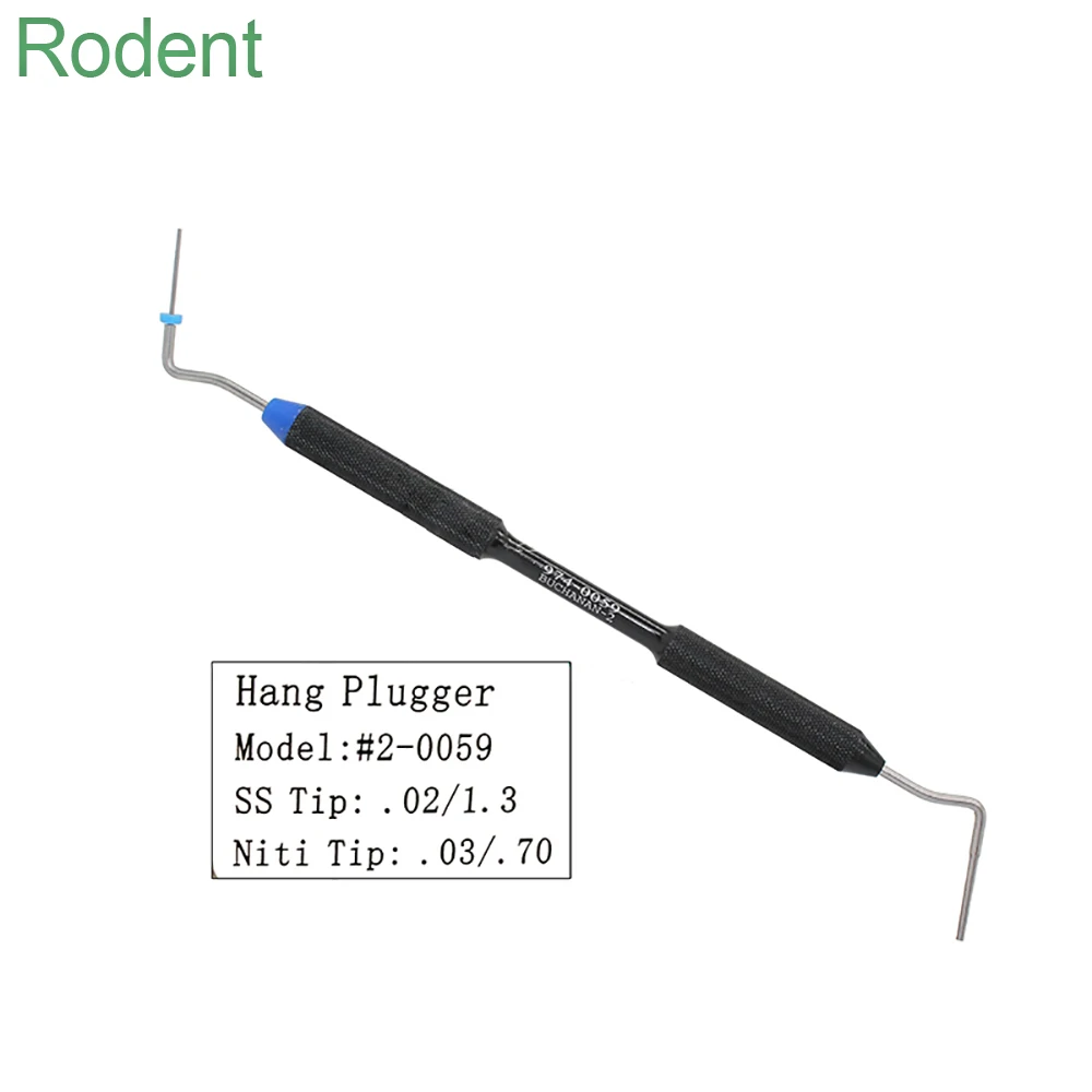 Dental Endodontic Gutta Percha Compaction Hand Plugger NiTi/Stainless Tip Fill Obturation Dentistry Tools