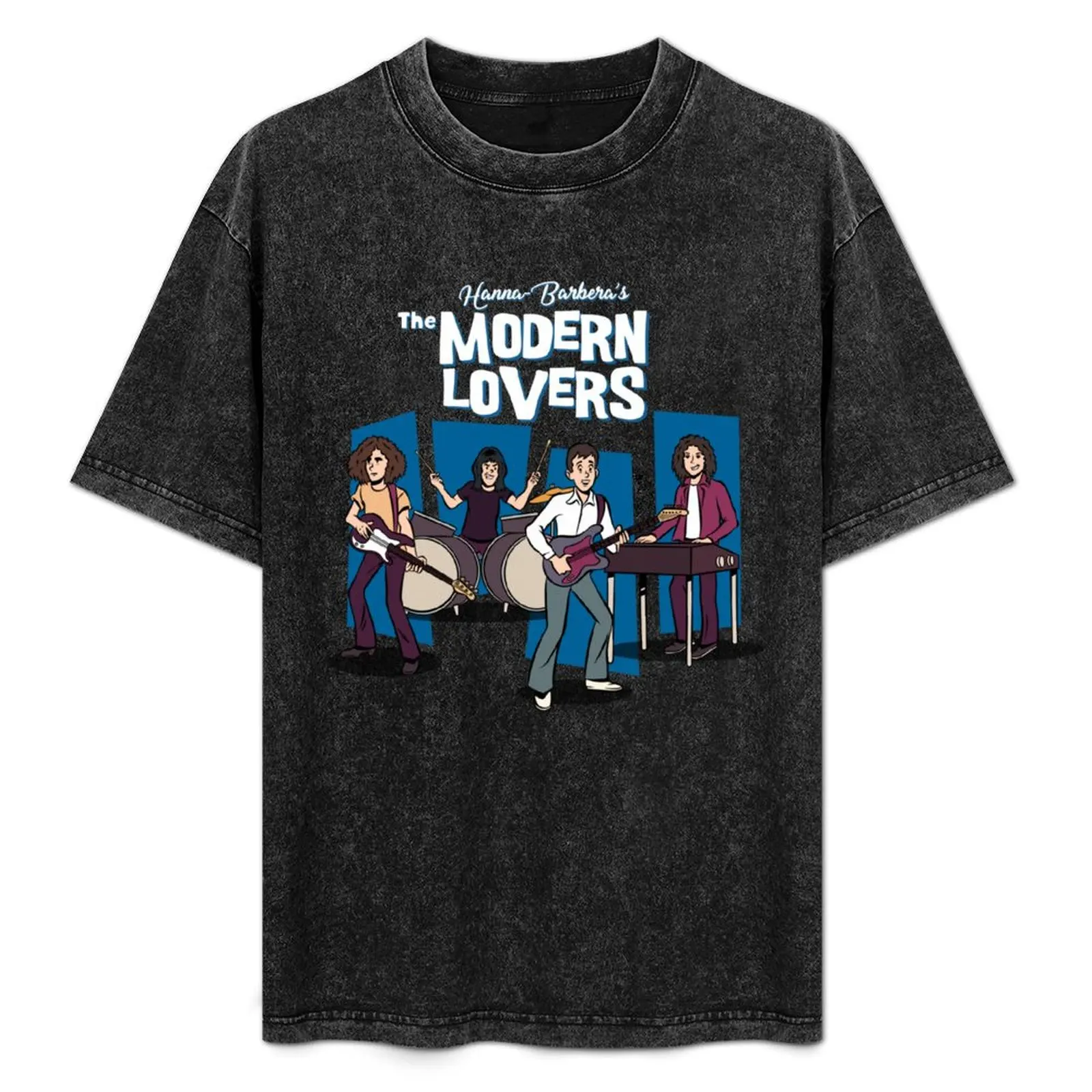 

Modern Cartoon T-Shirt Summer Print Short Sleeve Tee