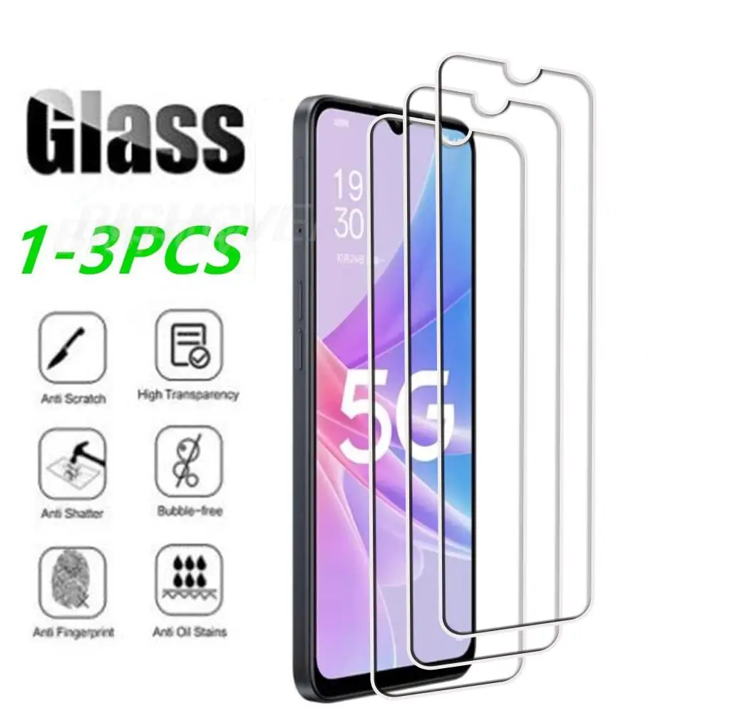 Tempered Glass Protective For Oppo A58 5G Oppo A58 A 58 5G PHJ110 Screen Protector Smart Phone Cover Film