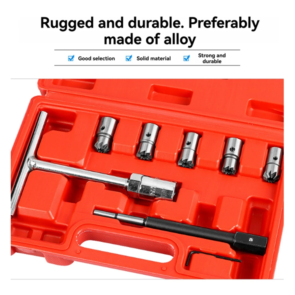 

A002 7 шт., резак для сиденья инжектора, инструменты для очистки углерода, набор инструментов для удаления автомобиля, гаража