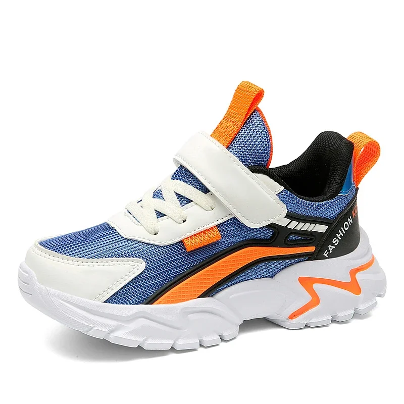

2024 NEW Kid Sneakers Sport Shoes for Boys Fashion Leather Children Breathable Comfort Shoe Casual Walking Outdoor Running Shoes