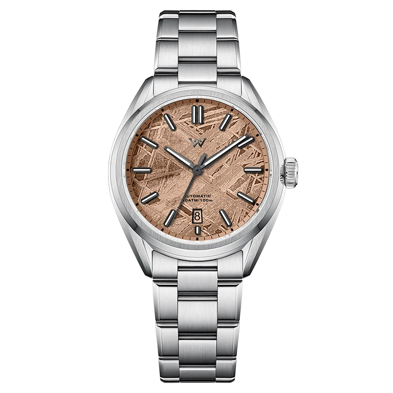 WM Watch Automatic Mechanical Men Watches NH35 Sapphire Limited Meteorite Series 100M Waterproof Man Welly Merck Watch WM217