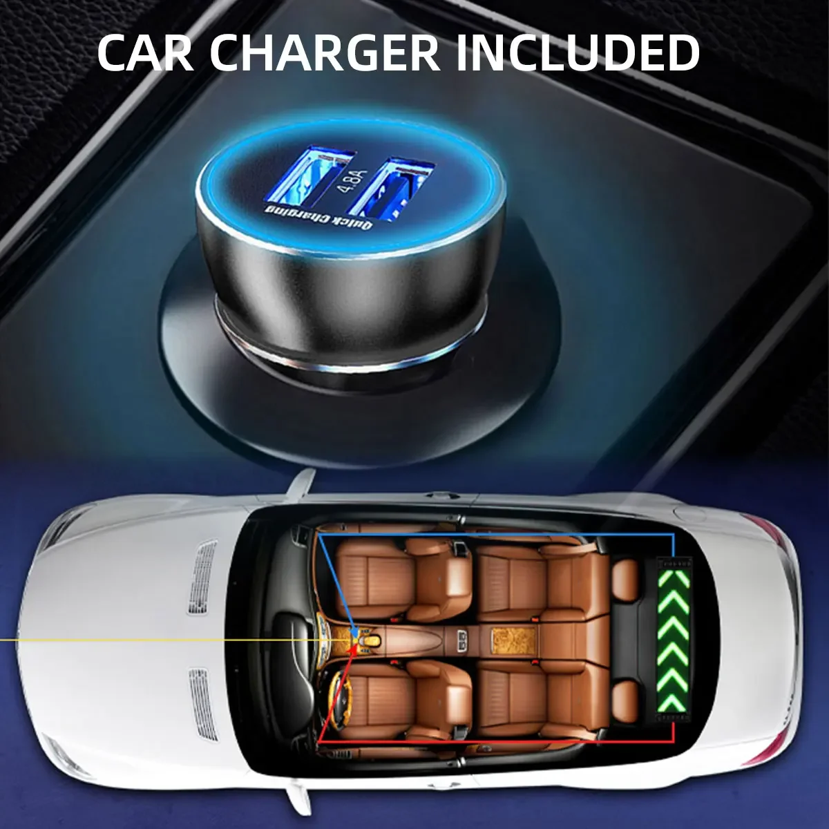 RGB-LED-Auto-Matrix-Pixel-Panel, 104 x 990 mm, LKW-Augen-Schild, Animation, DIY, programmierbare App-Steuerung, flexibles Scroll-Display-Licht