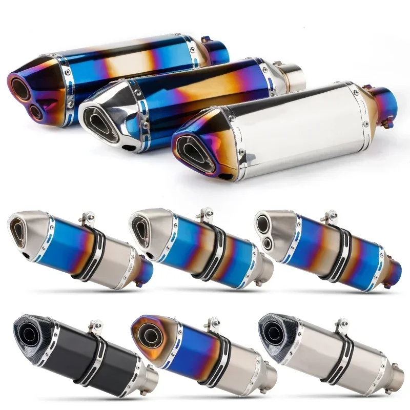 

51mm General purpose motorcycle exhaust muffler Racing Escape ak exhaust motorcycle for MT07 R3 Z900 TMAX 500 CB400 ER6N