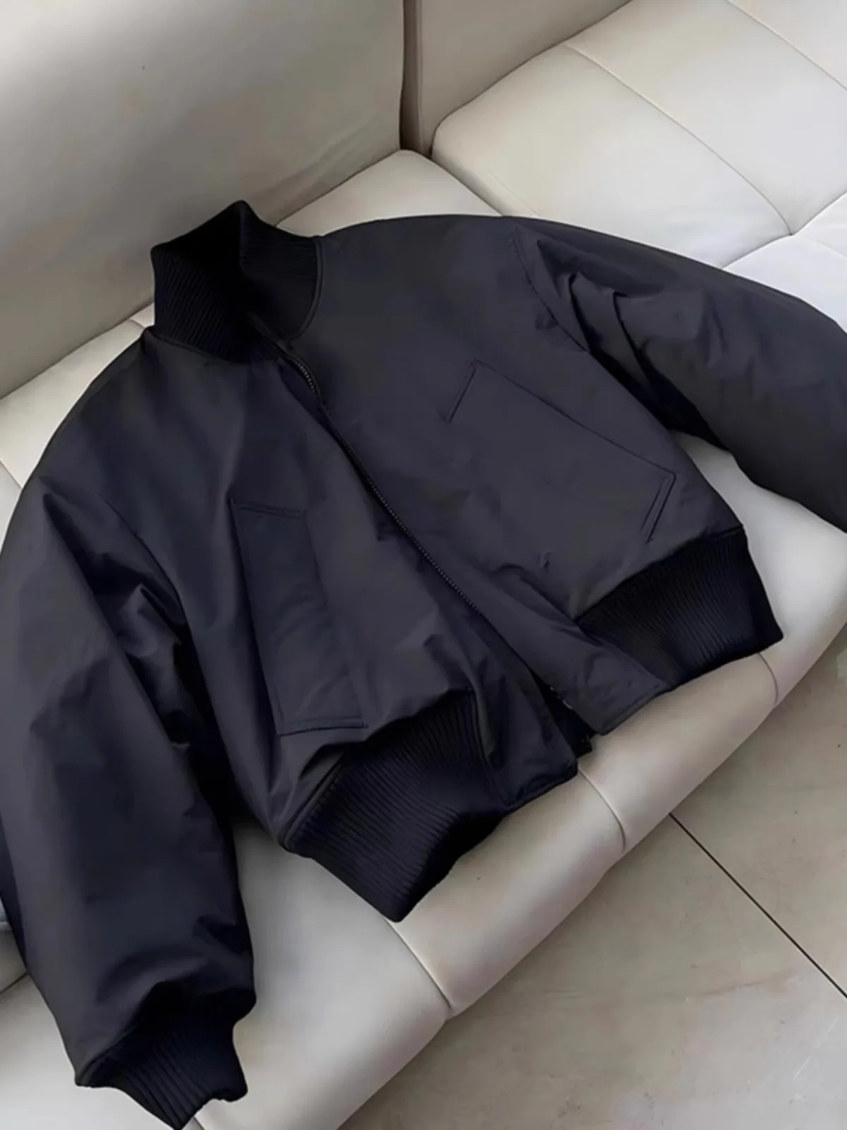 

Мужская утепленная куртка-бомбер в американском стиле для осени и зимы, хлопковая, утолщенная, для уличной моды, в бейсбольном стиле