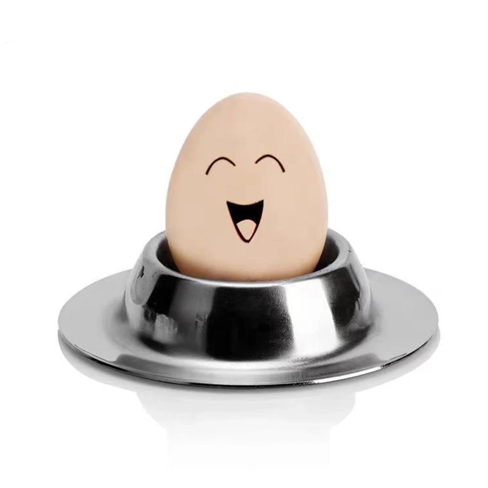 Egg Cup Eggs Tray Stainless Steel Soft Boiled Eggs Cups Holder Stand For Restaurant Safe Egg Tools Kitchen Tools