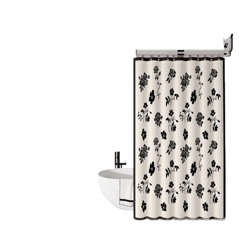 Heavy Duty Retractable Tension Shower Curtain Rod