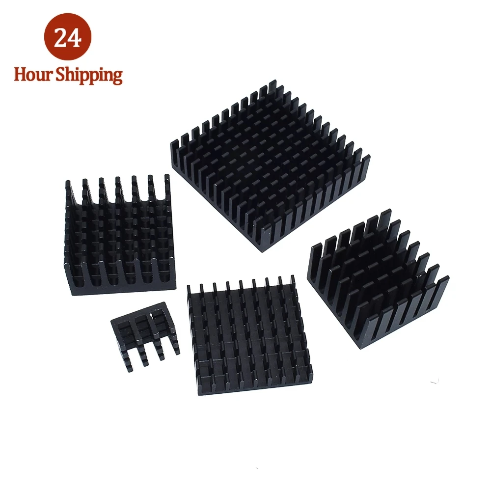 14*14*8mm Golden Black Aluminum Radiator IC Heat Sink Heat Sink 40 x 40 mm x 11 mm / 28 x 28 x 6 / 25 mm