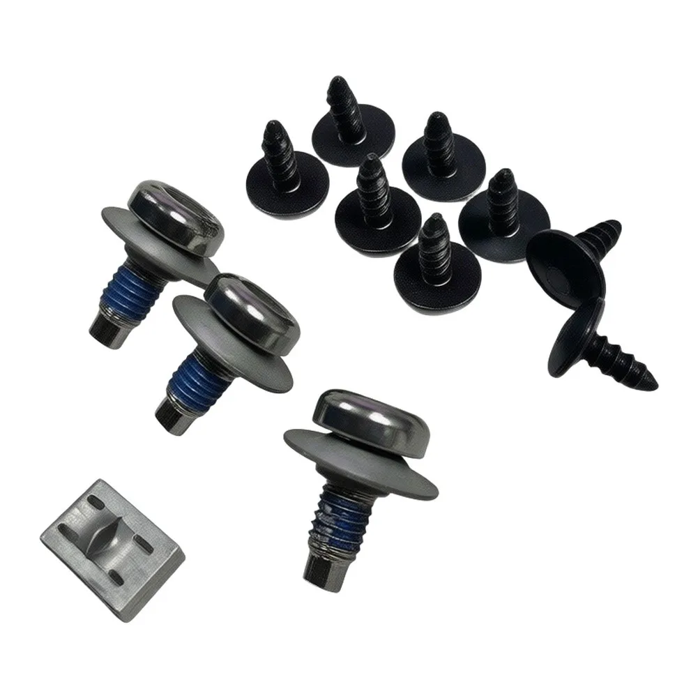 12PCS Car Engine Under Tray Bolt Screws For Arteon 2017- For Beetle 2012-2019 For Caddy 2009- For CC 2009-2017 For Golf VII 2013