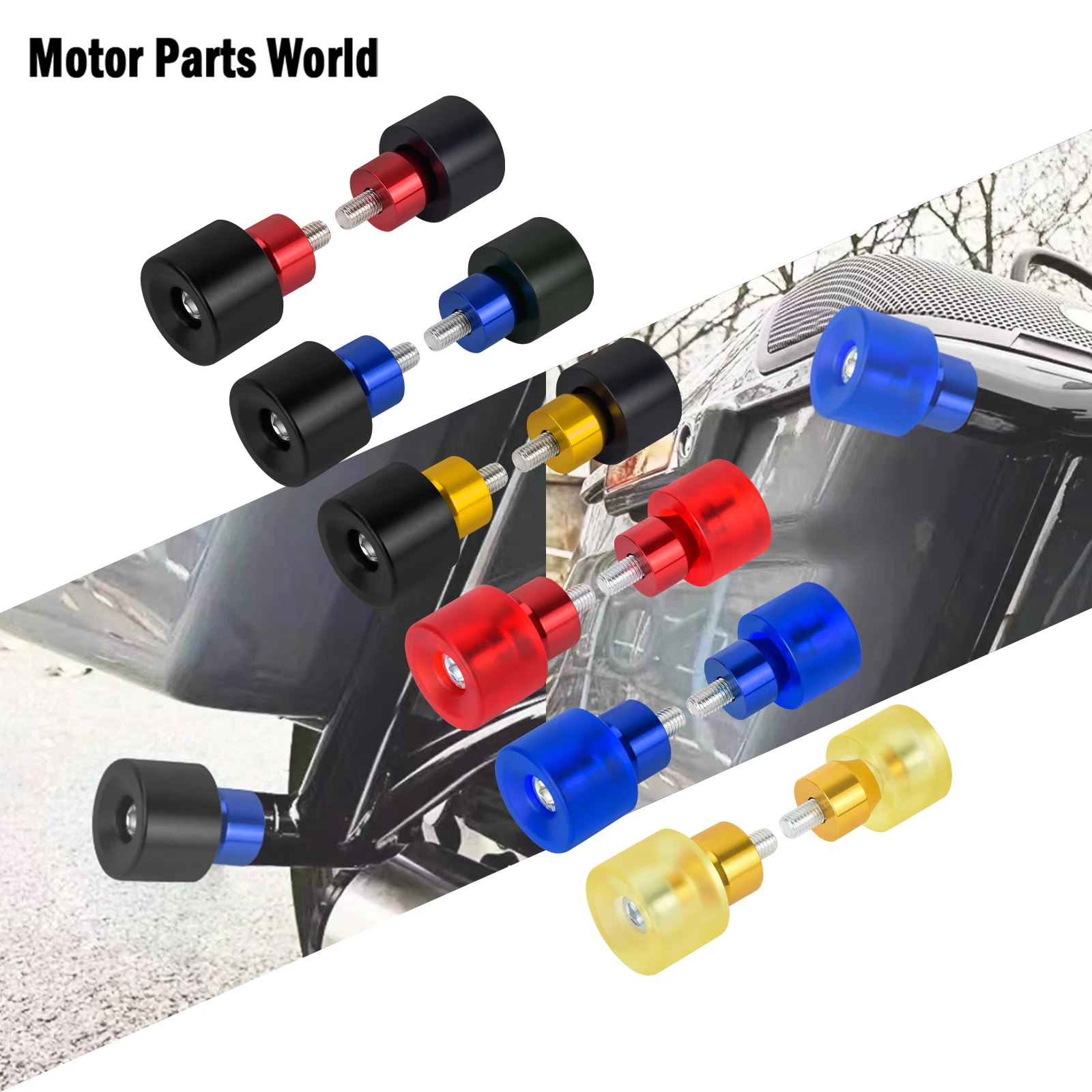 

Motorcycle Engine Guard Saddlebag Bumpers Ball M12 Crash Bar Guard Ball For Harley Softail Dyna Sportster FLHR FLHT Touring