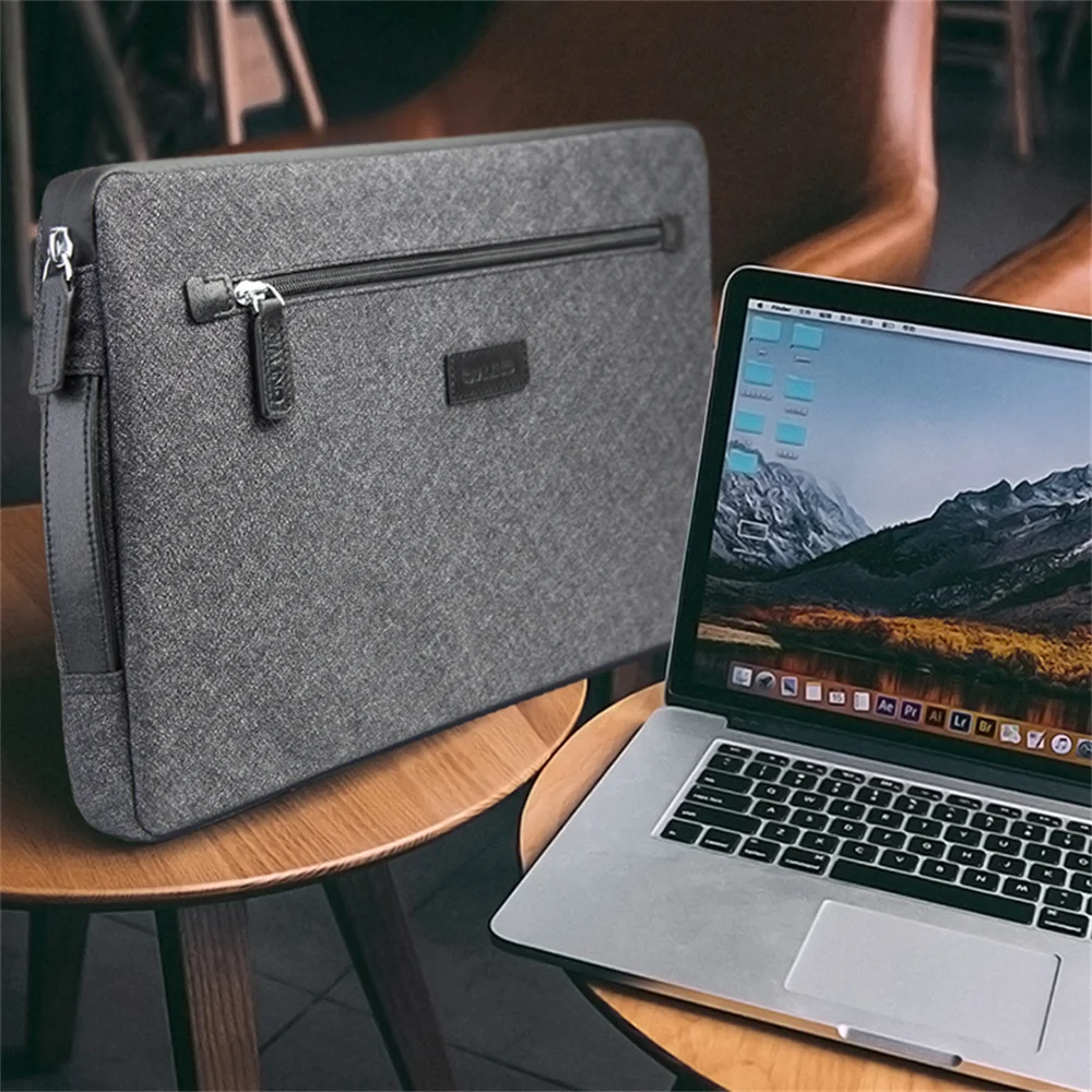 Obrázek 7: QIALINO pro 15 palec notebook rukáv brašna vodotěsný nárazuvzdorné nesoucí pouzdro s madlo řemen