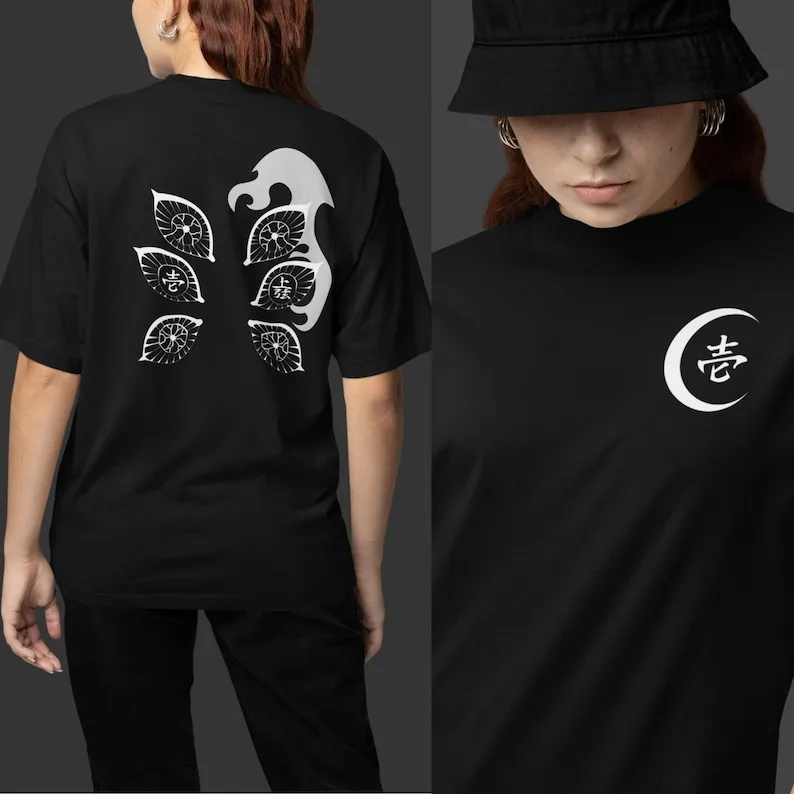 Subtle Anime Streetwear Special Tshirt Unisex Manga Shirt Anime Lovers Shirt Graphic Anime Tee Manga Shirt Kokushibo Upper Demo