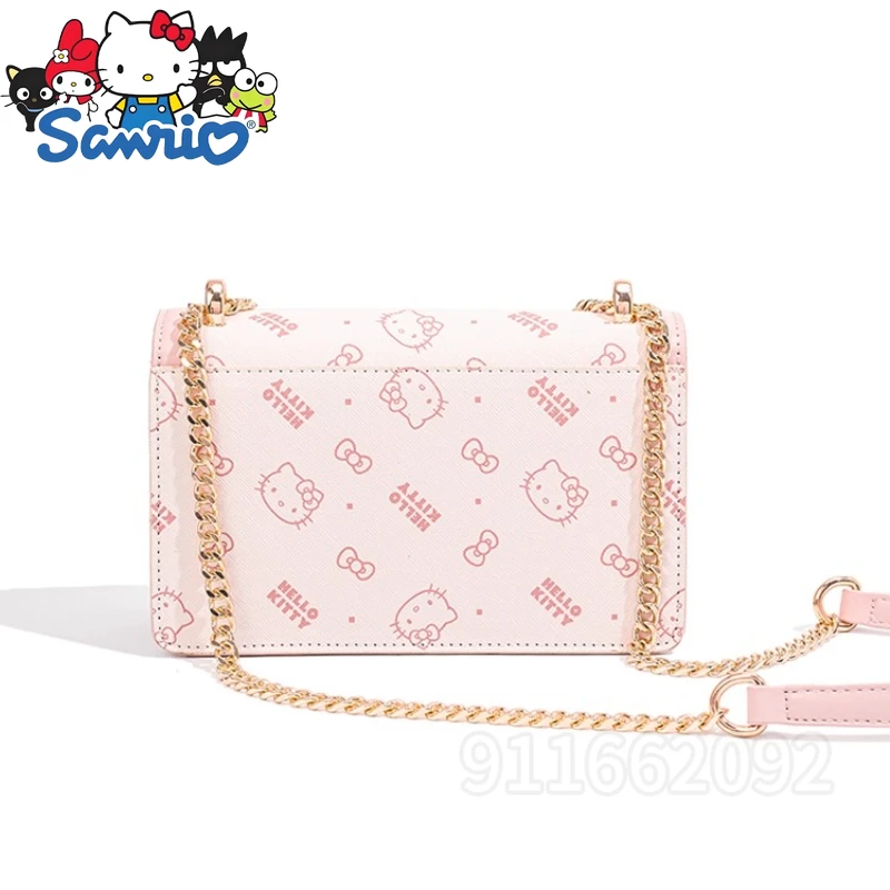  Hello Kitty New Women's Shoulder Bag Luxury Brand Pink Mini Women's Shoulder Messenger Bag Fashion Casual Women's Bag