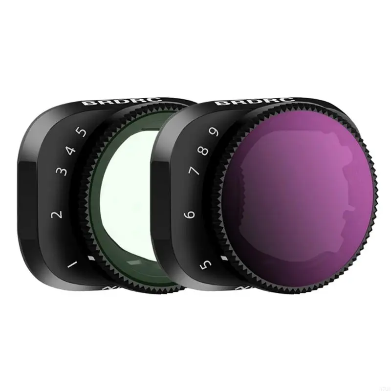 

57QF Drones Accessories Variable ND Lens Filter for Mini 3 Mini 3 Pro 2-5 Stops/5-9 Stops Neutral Density Optical Filter