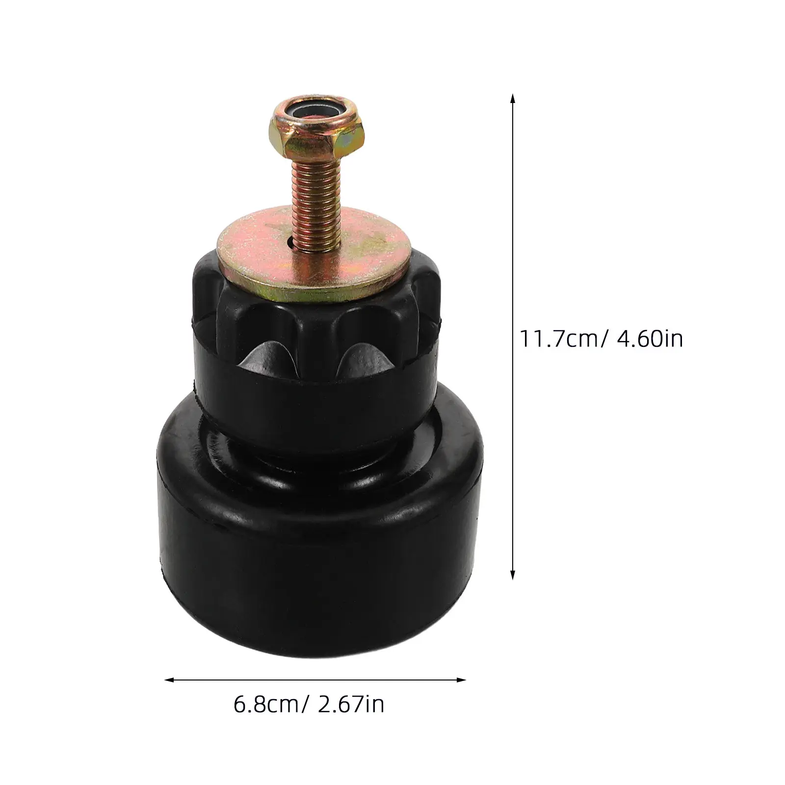 Nylon Forklift Engine Support Mount Low Noise Vibration Isolator Pad Wear Oil Resistant Damping Mount for Forklift