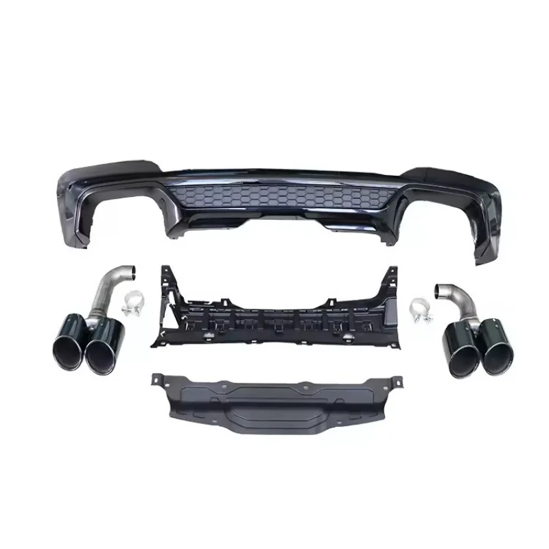 

Подходит для BMW X3 Lip G01 G08, обновленный задний спойлер X3M, четыре выхода, хвостовой диффузор, небольшой комплект кузова