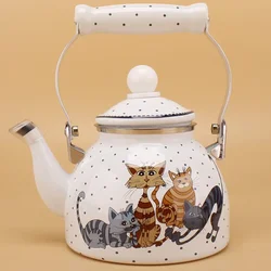 Porcelain Enamels Teapot Kettle Coffee Milk Teapot Medicine Pot Induction Cooking Gas Universal Household