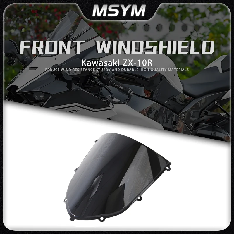 

Motorcycle Accessories Front Windshield WindscreenFor Kawasaki ZX-10R ZX10R zx10r 2004 2005 04 05 ABS Plastic