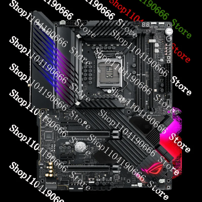 

For ASUS ROG MAXIMUS XII APEX Motherboard Z490 LGA1200 DDR4 64G VGA ATX Tested XYG