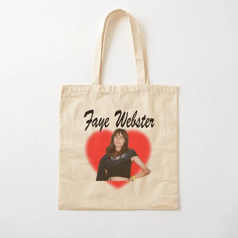Faye Webster Tote Bag supermarket folding bag Custom bag tote bags cloth bags